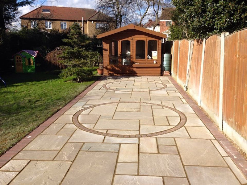 natural stone patio in kirkcaldy